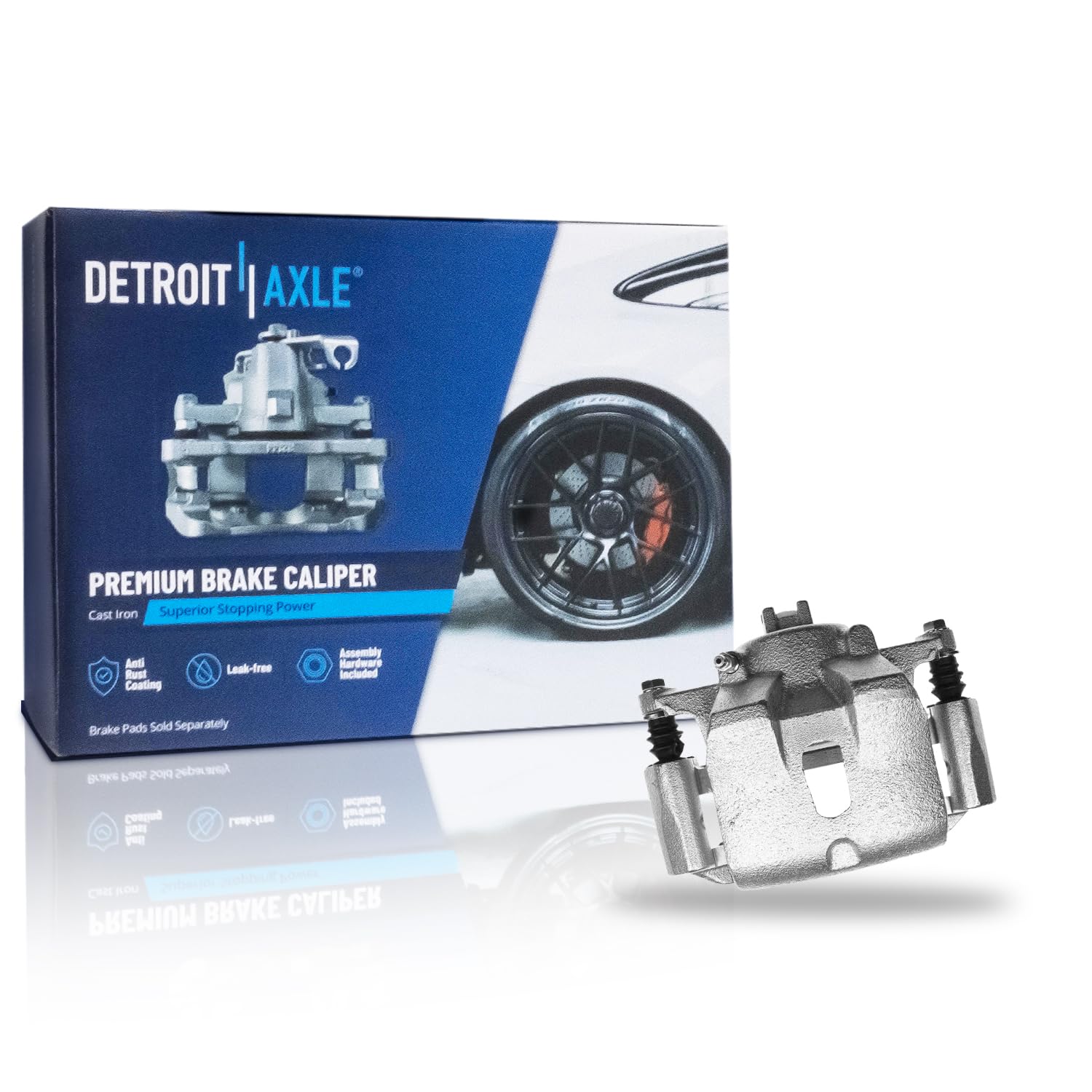 Detroit Axle - Front Right Brake Caliper w/Bracket for 03-08 Honda Pilot
