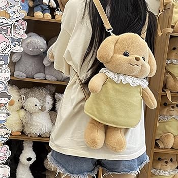 Amazon.co.jp: [Hxuolue] リュックサック、プードルぬいぐるみリュック