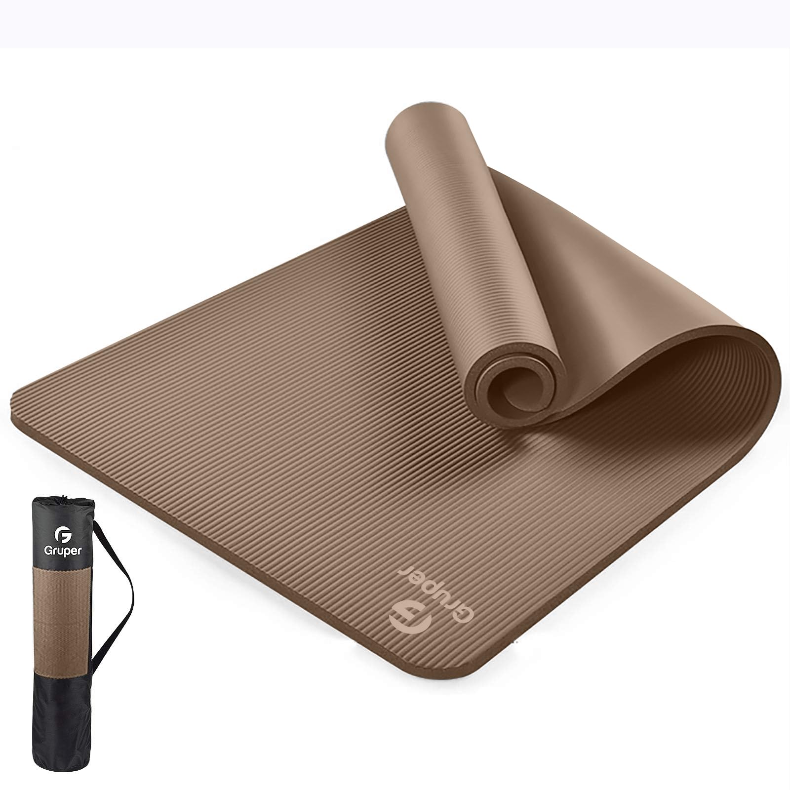 Yoga Mat Non Slip NBR Extra Thick Yoga Mat 72L x 32 24W x 0 6 0 4TH