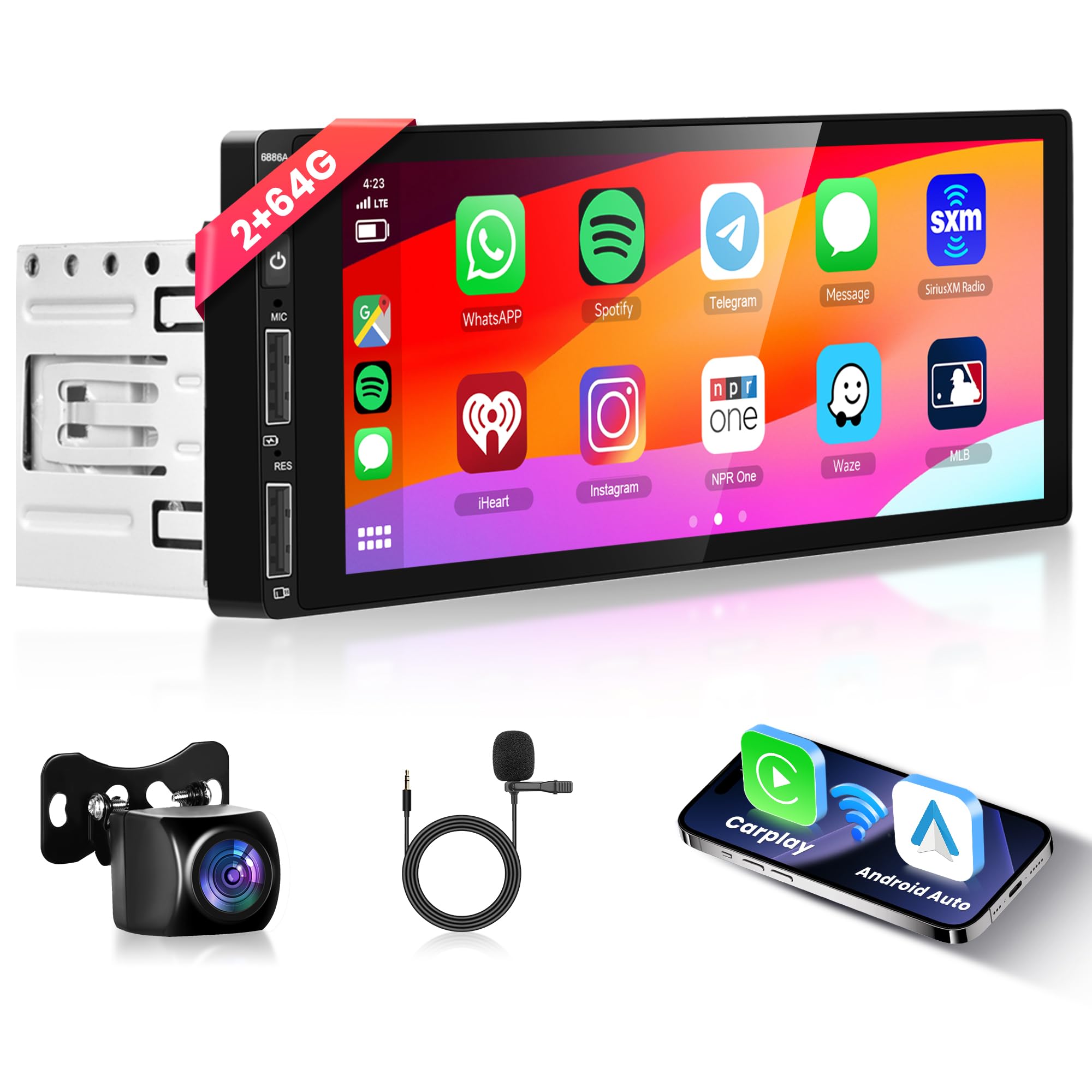 Android 13 Autoradio 2 Din Für Iveco Daily 2013-2021 - 9 Zoll Mit Wireless Carplay & Android Auto