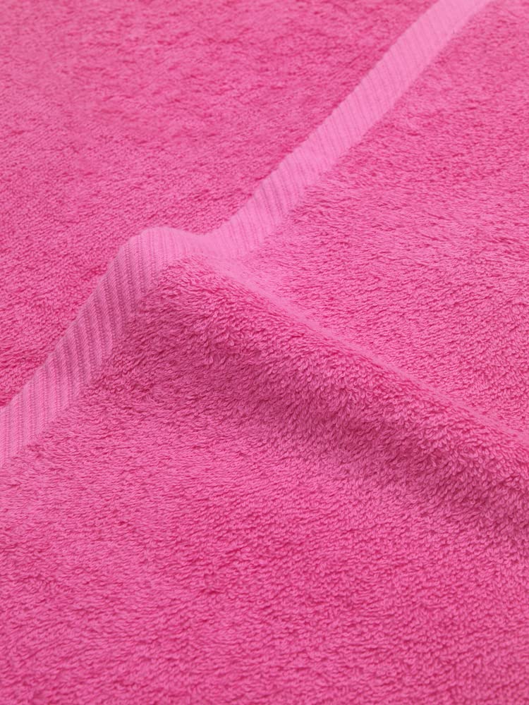 Top Towels - Set of 2 bath or shower towels - Bath towels - 100% cotton - 400 g/m2 - Measure 70 x 140 cm, Strawberry, 70x140cms - Image 2