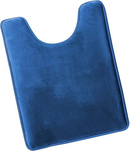 Clara Clark tapete para baño, regadera o tina, de gomaespuma, negro, antiderrapante