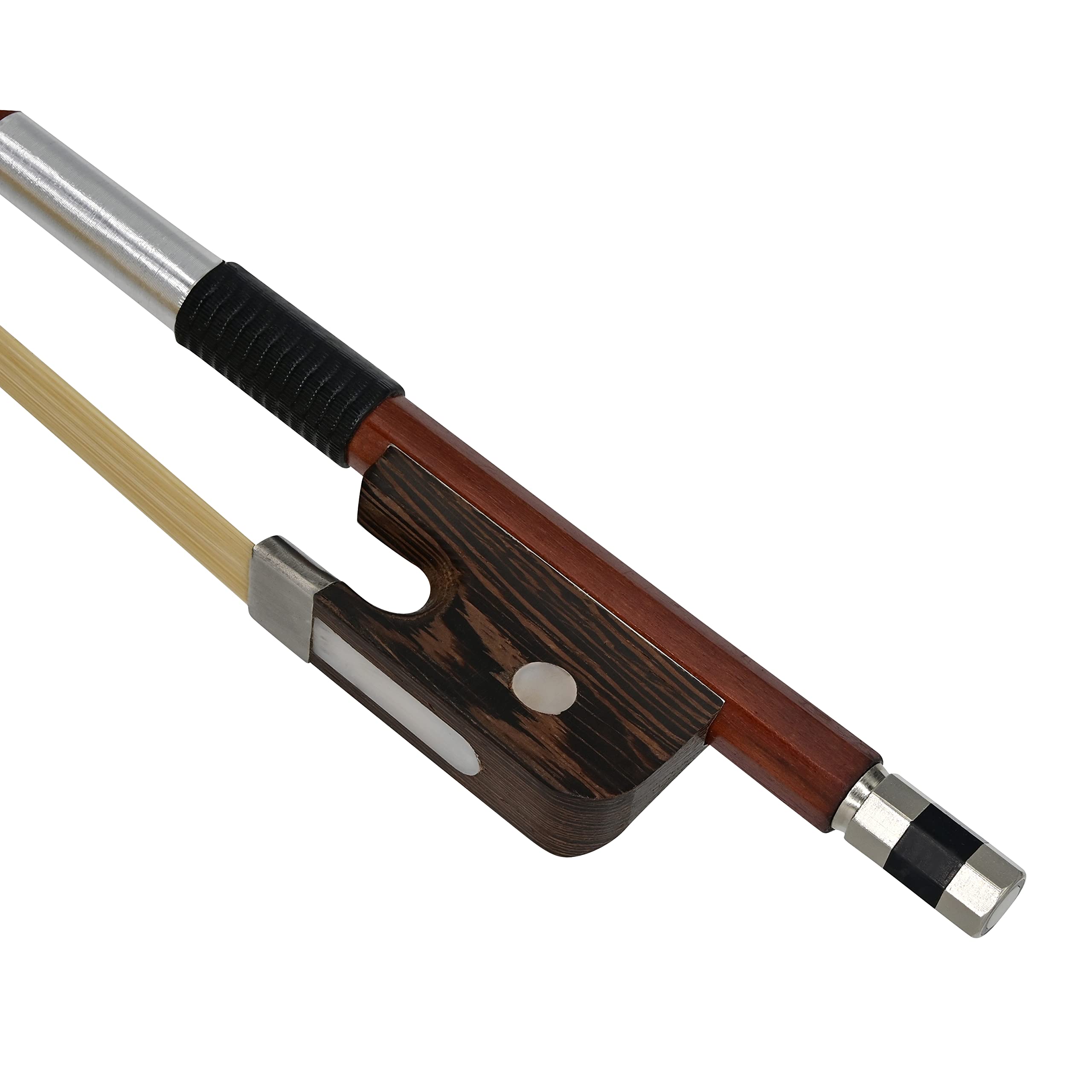 Anton Breton AB100B Brazilwood Student French Bass Bow 1/2 Size for