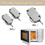 KW3A Interrupteur de porte four micro-ondes 16A 125/250V Interloque de porte (2 Boîte normalement ouverte & 1 Normalement fermer)Remplacement Partie