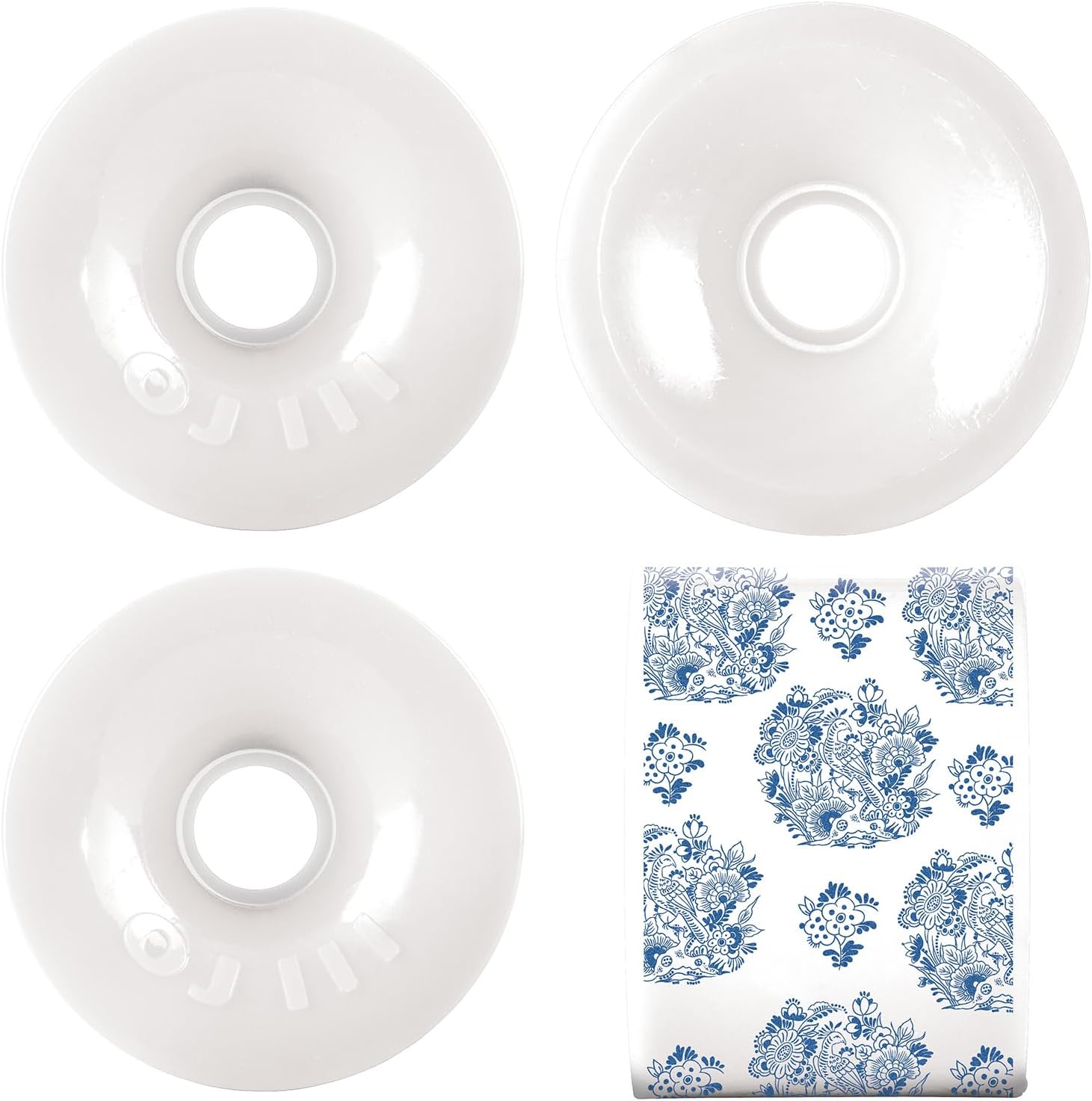 OJ 75mm Tea Cup Thunder Juice White 78a Skateboard Wheels