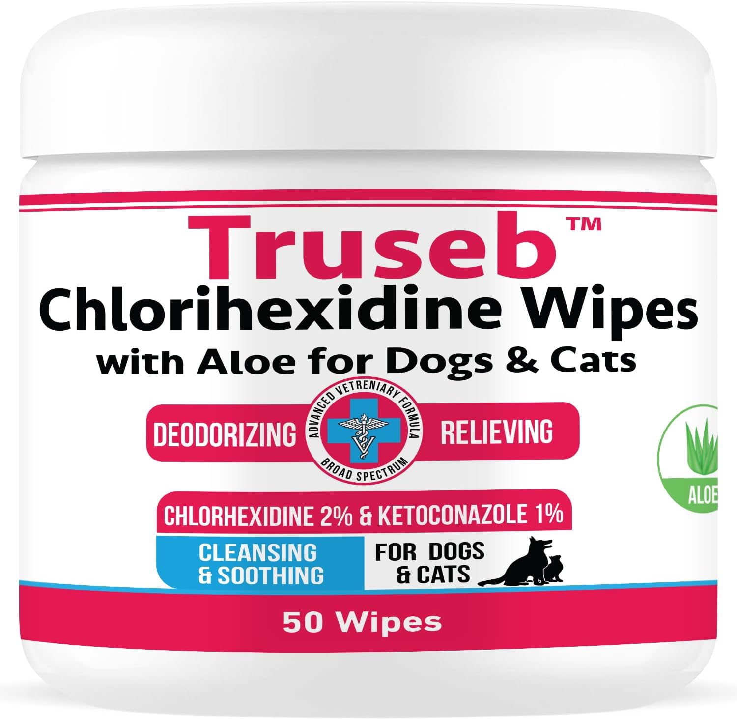 Smiling Paws Pets Antibacterial & Antifungal Wipes for