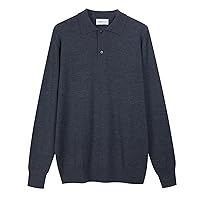 Diana Studio - Polo Basica in 100% Lana Merino, Uomo