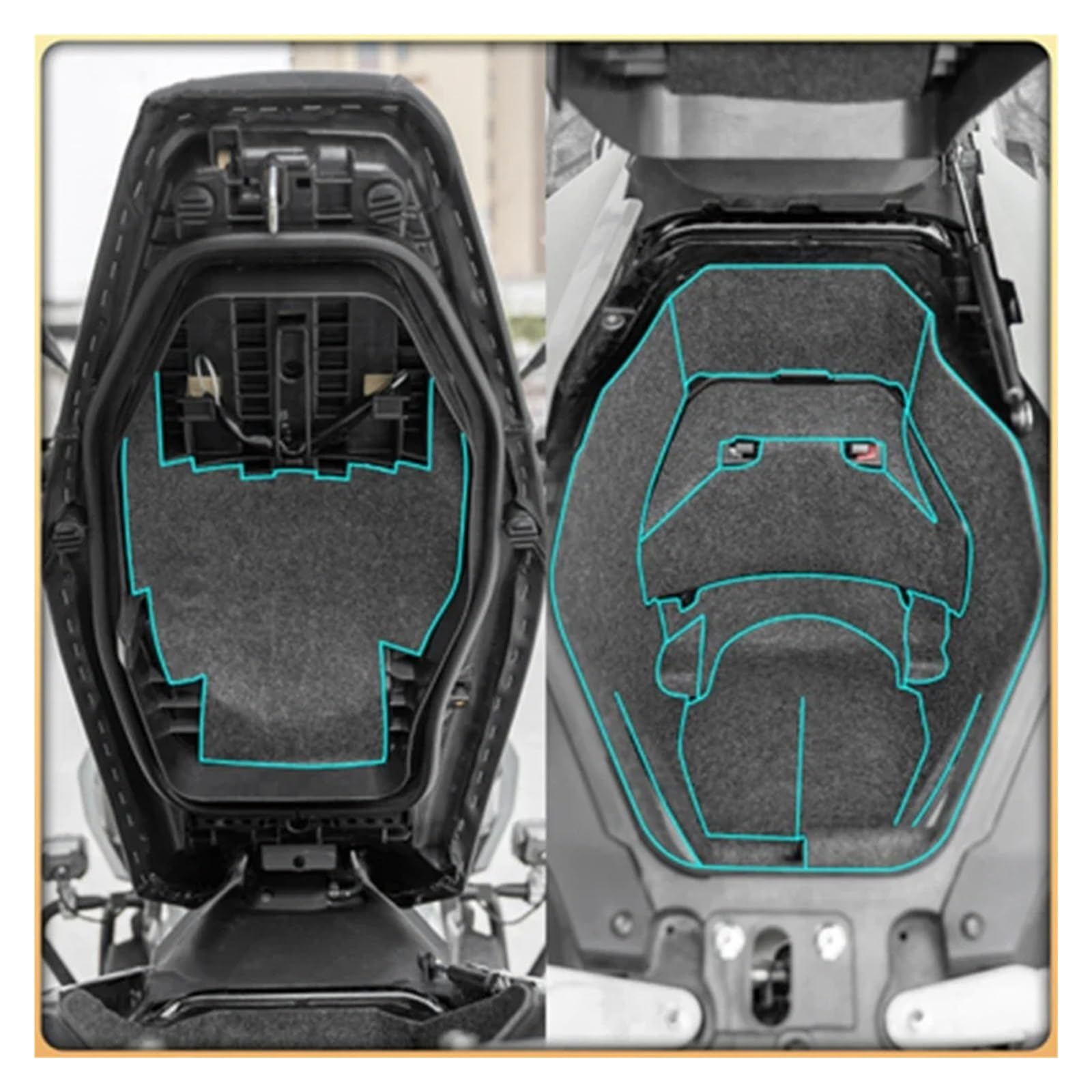 Protector asiento motocicleta NSS750 XADV750 accesorio ideal 8