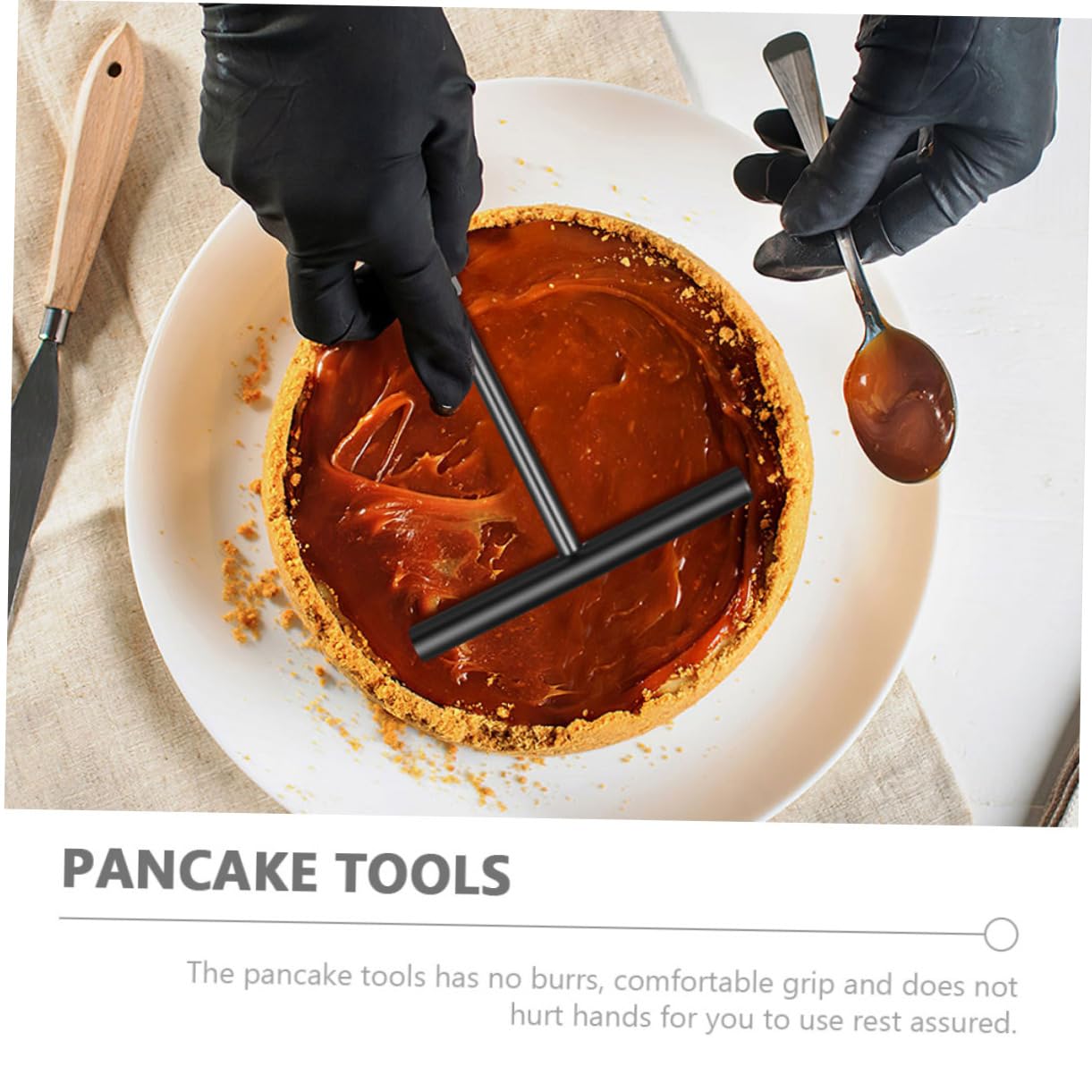2 Juegos Espátulas para Crepes y Tamales Espátula de Acero Inoxidable para Pasteles para Crepes para Uso Cocina