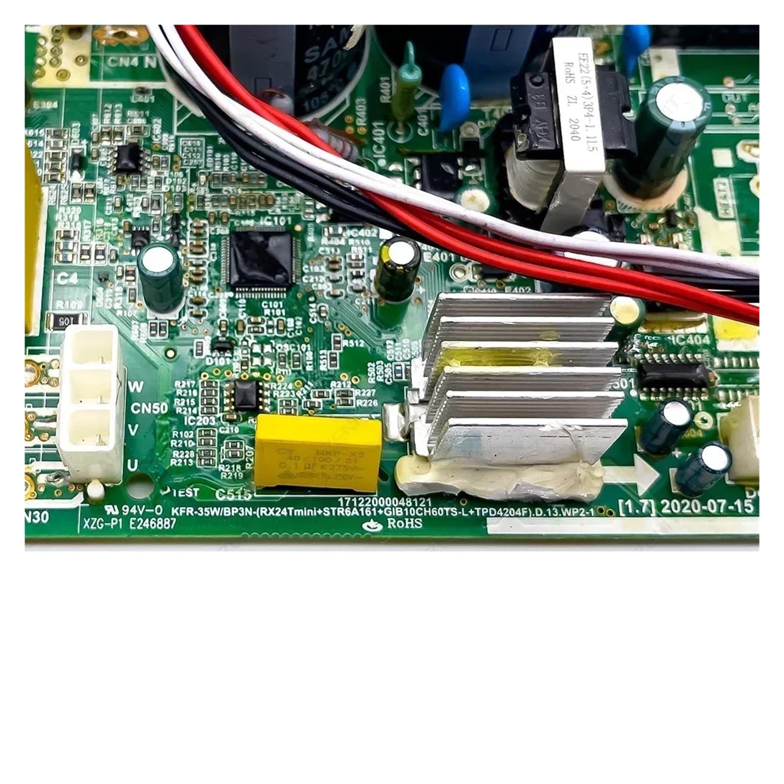Płyta Sterująca Klimatyzatora, Kompatybilna Z Midea KFR-35W BP3N-RX24Tmini+STR6A161+GIB10CH60TS-L+TPD4204F.D.13.WP2-1 17122000048121(For DC Fan)