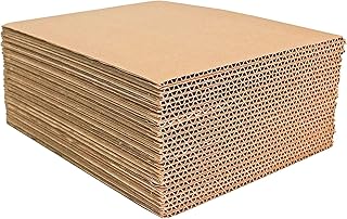 50 12x12 Cardboard Corrugated Pads Inserts Filler Sheet 12 x 12