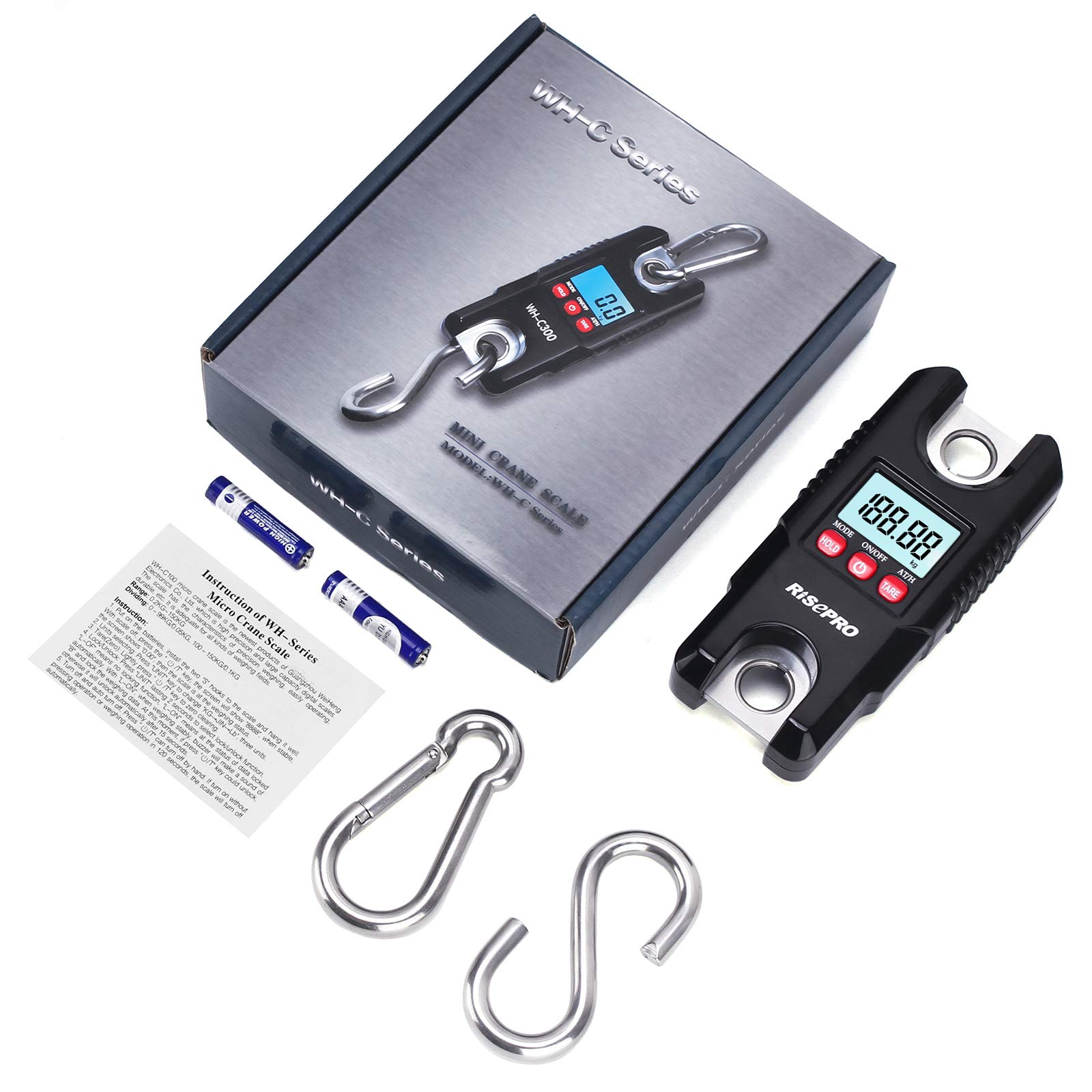 Fishing Scale How Much Weight Can A 660 Lb Scale Pull MODERN STEP (Burnt Orange) - Hanging Scale 660Lb 300Kg For Farm, Hunting, Bow Draw Weight, Big Fish & Hoyer Lift With