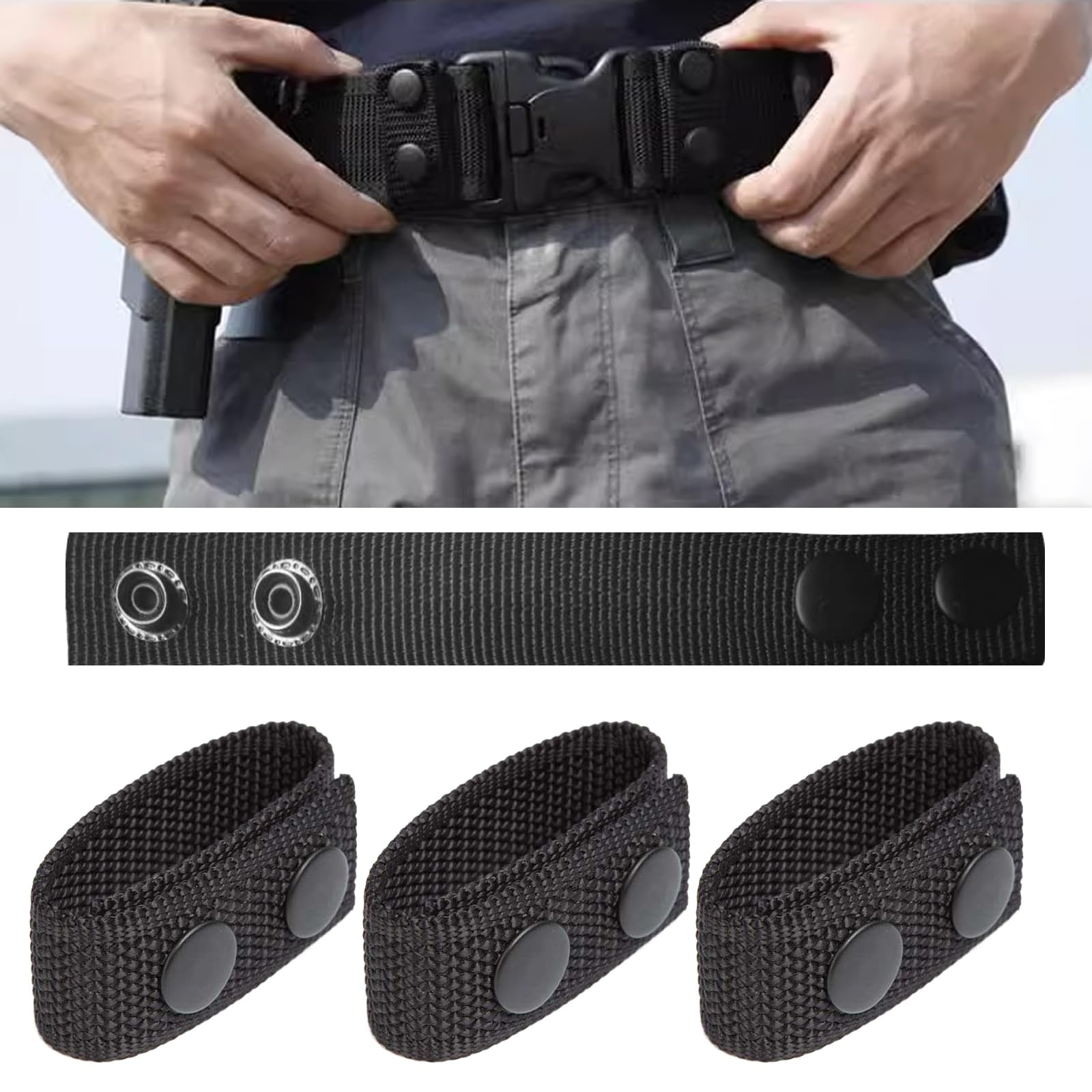 7PCS Hebilla de Cinturón Táctico Chaleco Llavero al Aire Libre,Clip de Hebilla de Chaleco para Montañismo, Senderismo, Escalada, Pesca, Caza
