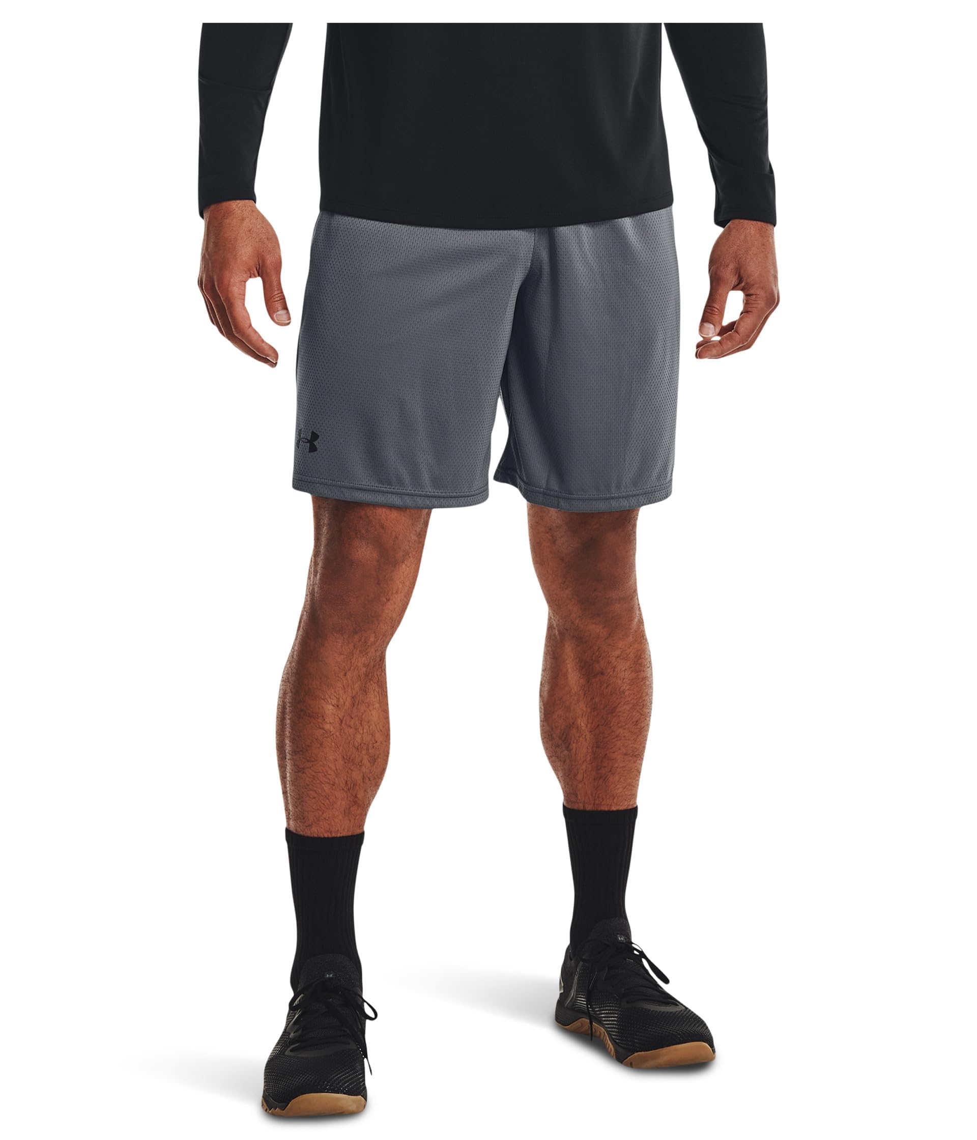 Under Armour Men's Tech Mesh Shorts, Pitch Grey/Black (012), 4XL, Pitch Grey/Black (012), 4XL