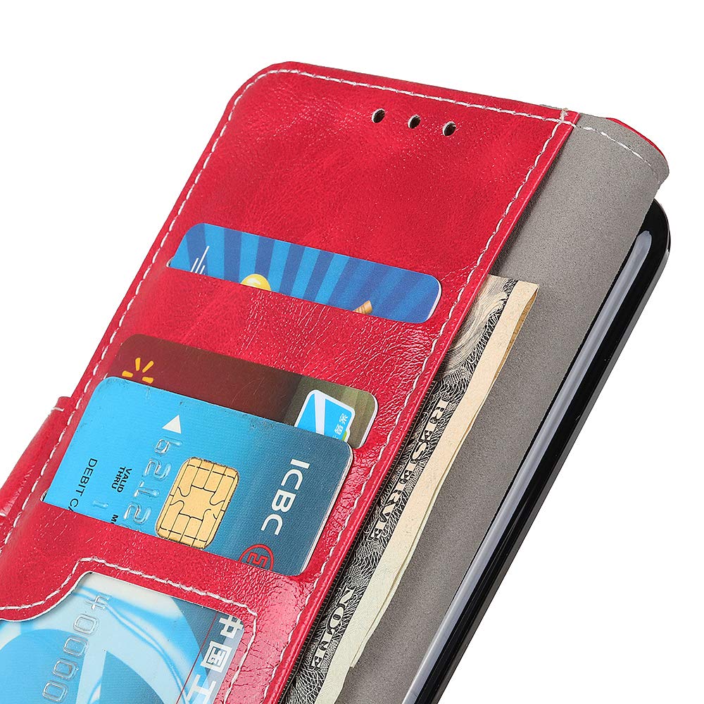 Custodia Wiko View 5/View 5 Plus [Custodia portafoglio] [Staffa] [Slot per schede] [Flip Cover magnetica] Compatibile con lo smartphone Wiko View 5/View 5 Plus(Marrone