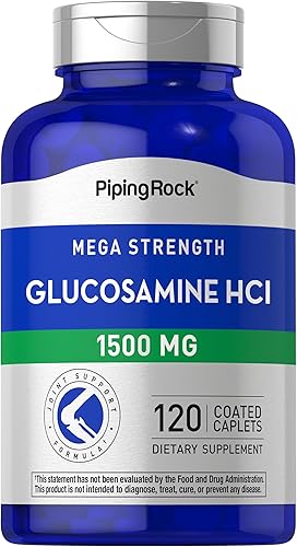 Glucosamina HCL 1500mg 120 cápsulas Mega fuerza por Piping Rock