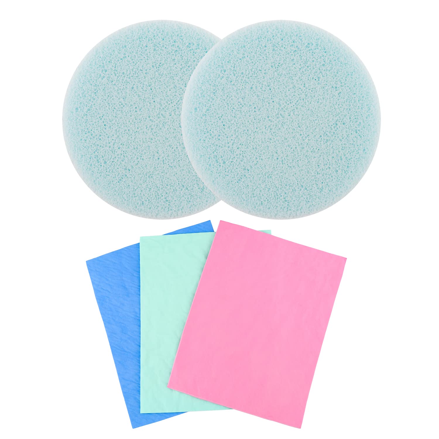 BAOFALI 5 Pcs/Set Stamp Shammy Scrubber,Stamp Cleaning Sponge,Ink Removing Tool for Applicable to Stamp Cleaning Cloth Stamps Rubber Stamps,Stamp Positioners and Craft Supplies Tool — image 1