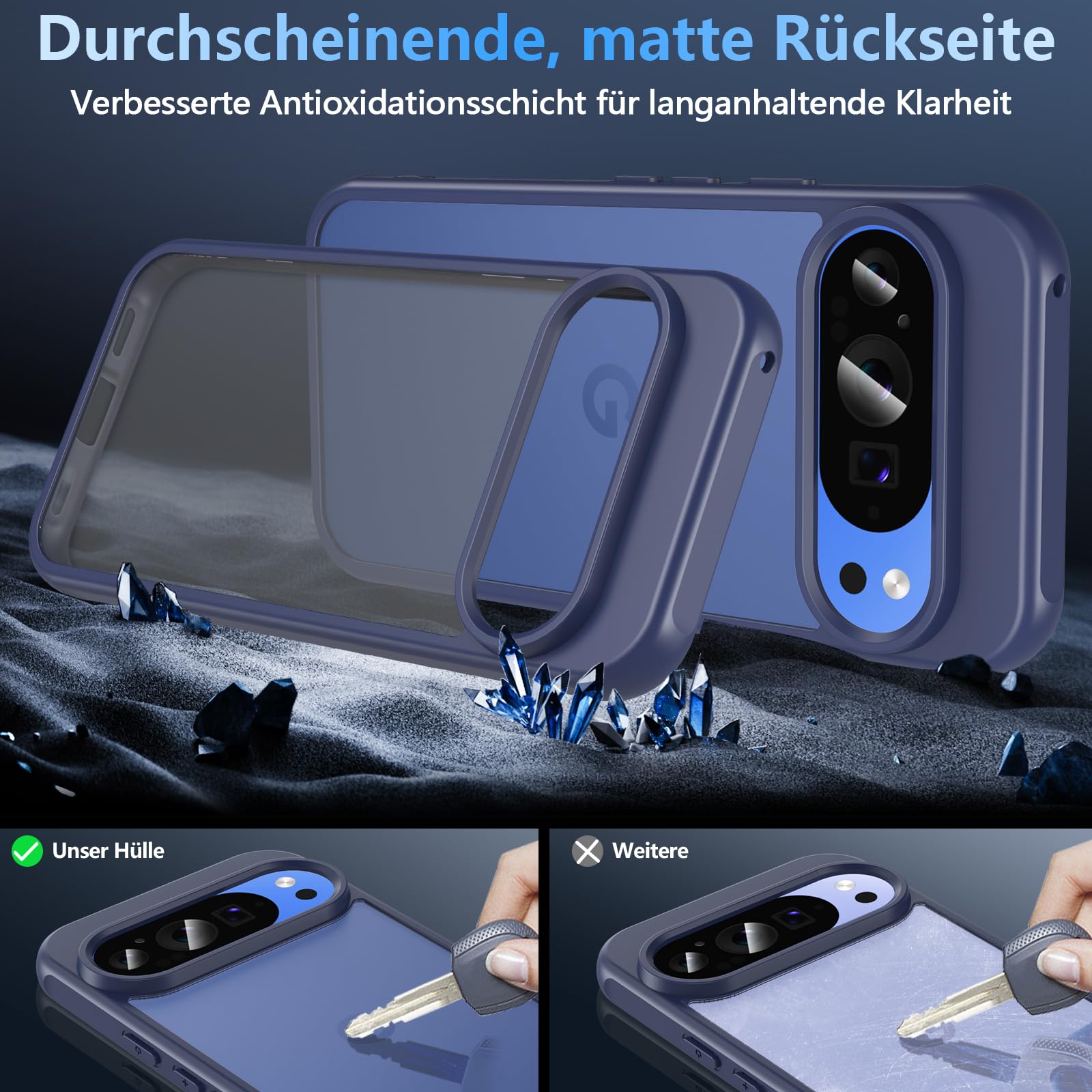 OWKEY Custodia per Google Pixel 10, Google Pixel 10 Pro