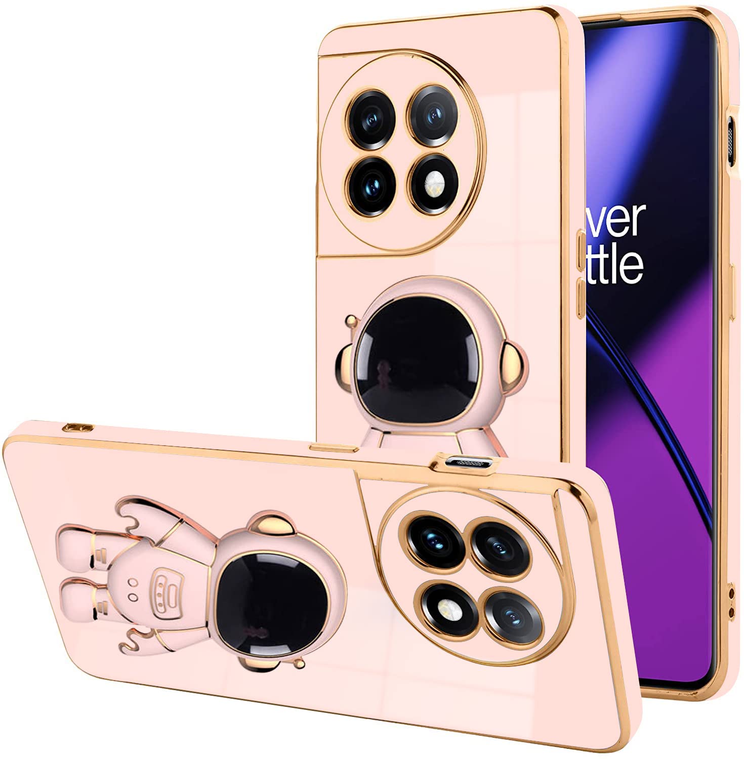 V-TAN Electroplated 3D Astronaut Holster Folding Stand Back Case Compatible with Oneplus 11,Oneplus 11 5g,1+11 (Pink) (B0C1P5LKZ7) Amazon Price History, Amazon Price Tracker