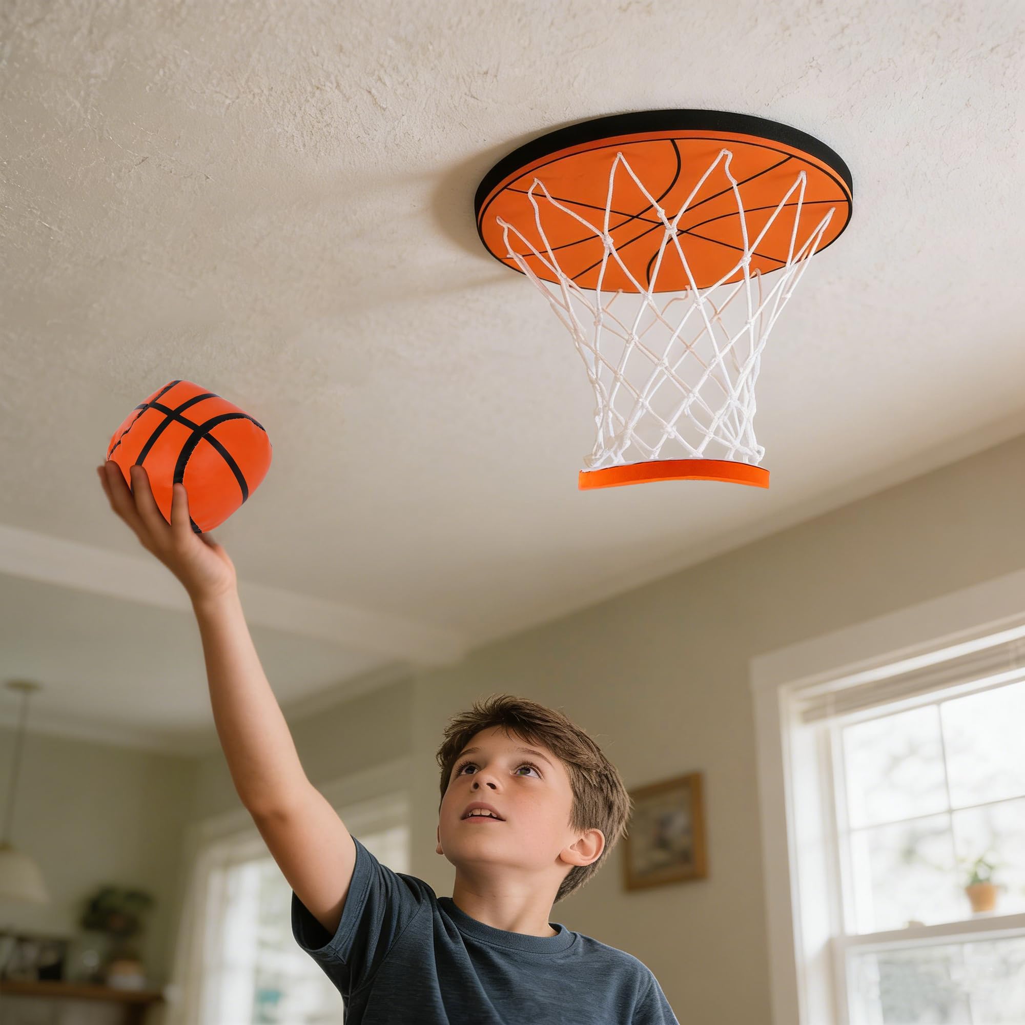 Ceiling-Mounted Mini Basketball Hoop - Image 2