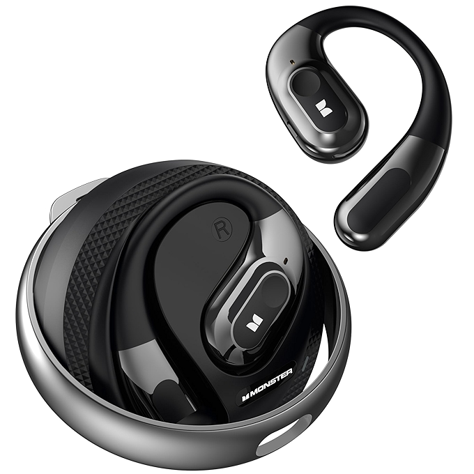 Monster AI翻译耳机 AC330 3合1蓝牙开放式耳机 支持115语种实时翻译