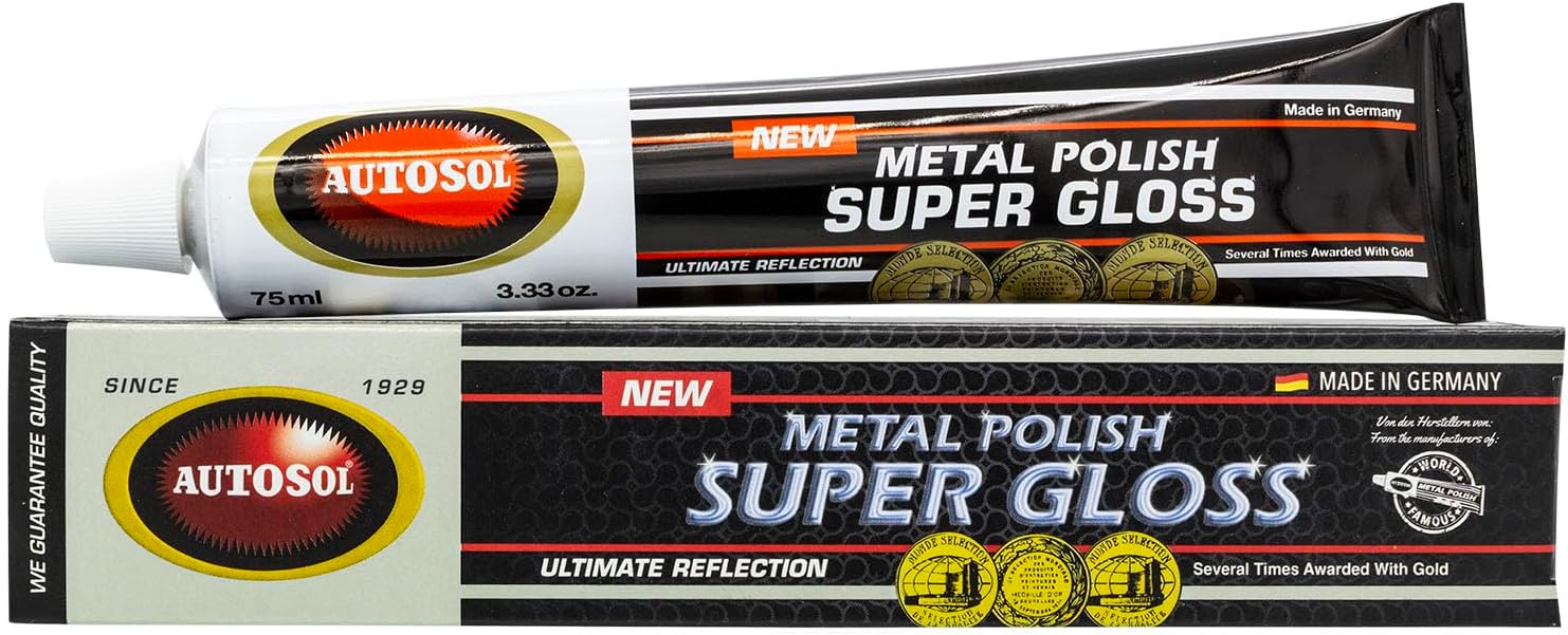 Autosol Super Gloss Metal Polish 75ml โ Elevate Your Shine with Advanced High-Gloss Formula!