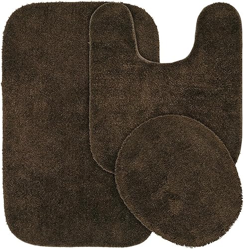 Miniatura 53 de Garland Rug 2 alfombras de baño tradicionales de nailon lavables de espuma marina (17 x 24 pulgadas, 21 x 34 pulgadas), suaves, absorbentes y Espuma