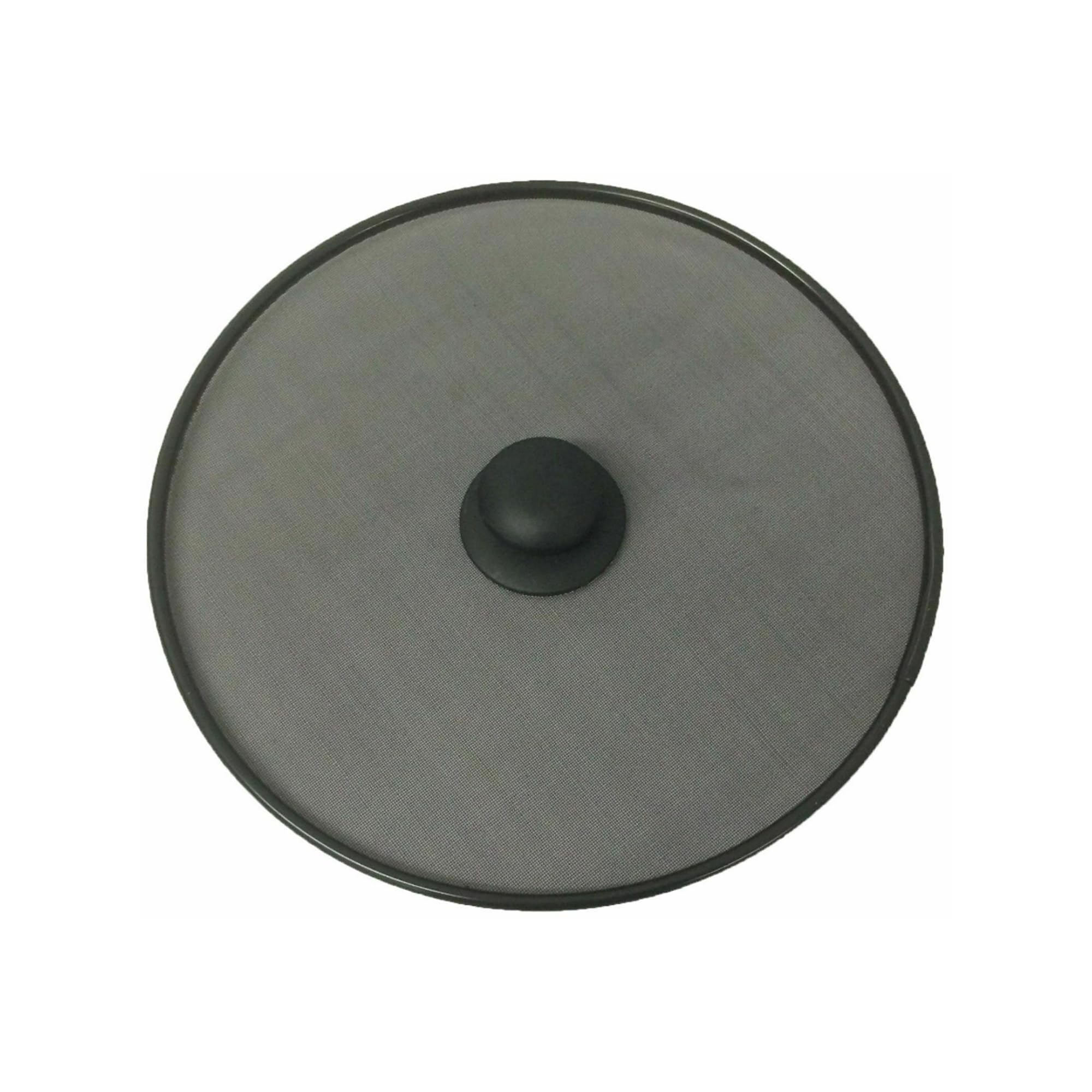 SDMAX Kitchen Frying Pan Splatter Screen Cover Guard Protective Lid Mesh with Knob, Handy Housewares, Prevents Oil Splatter, Guard Skillet Lid Hot Oil Shield for Home Kitchen, (19cm)