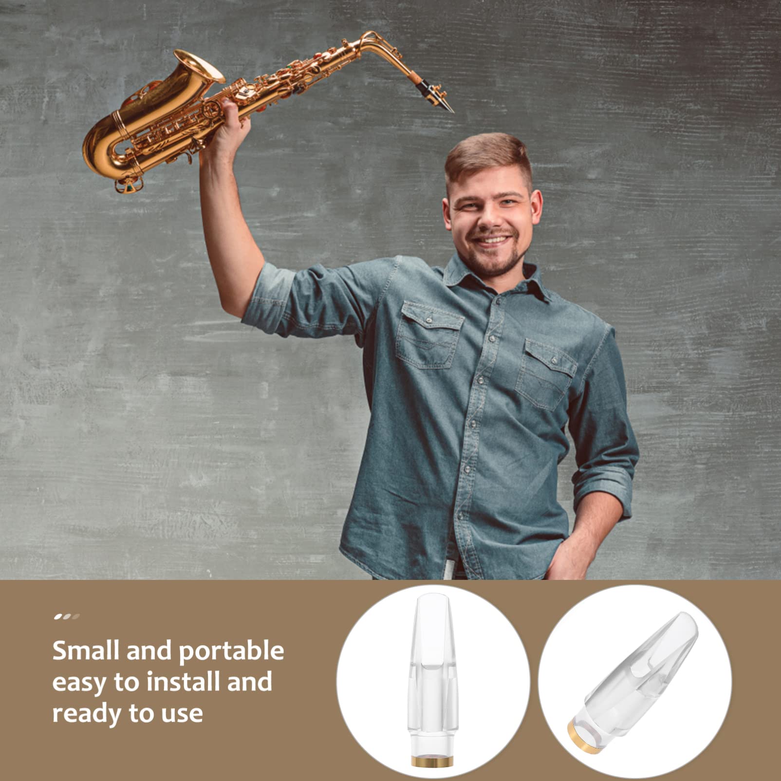 HEMOTON 2 Pezzi Di Parti Di Sassofono Facili Da Installare Accessori Per Strumenti Musicali Sassofono