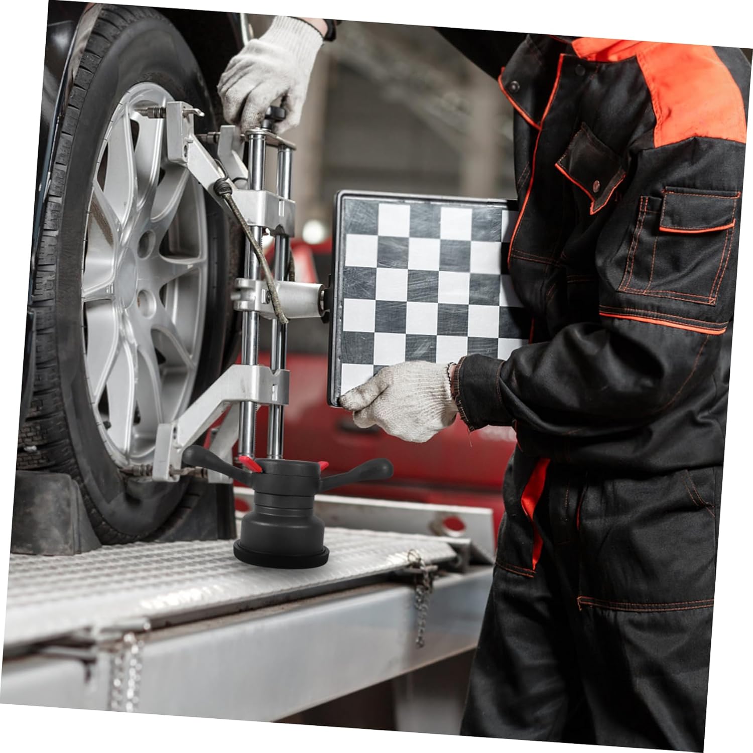 Car Tire Balancer Tool Quick Wing Nut Clamp for Efficient Tire Changes Lightweight Sturdy Design Easy to Use Vehicle Repair Accessory