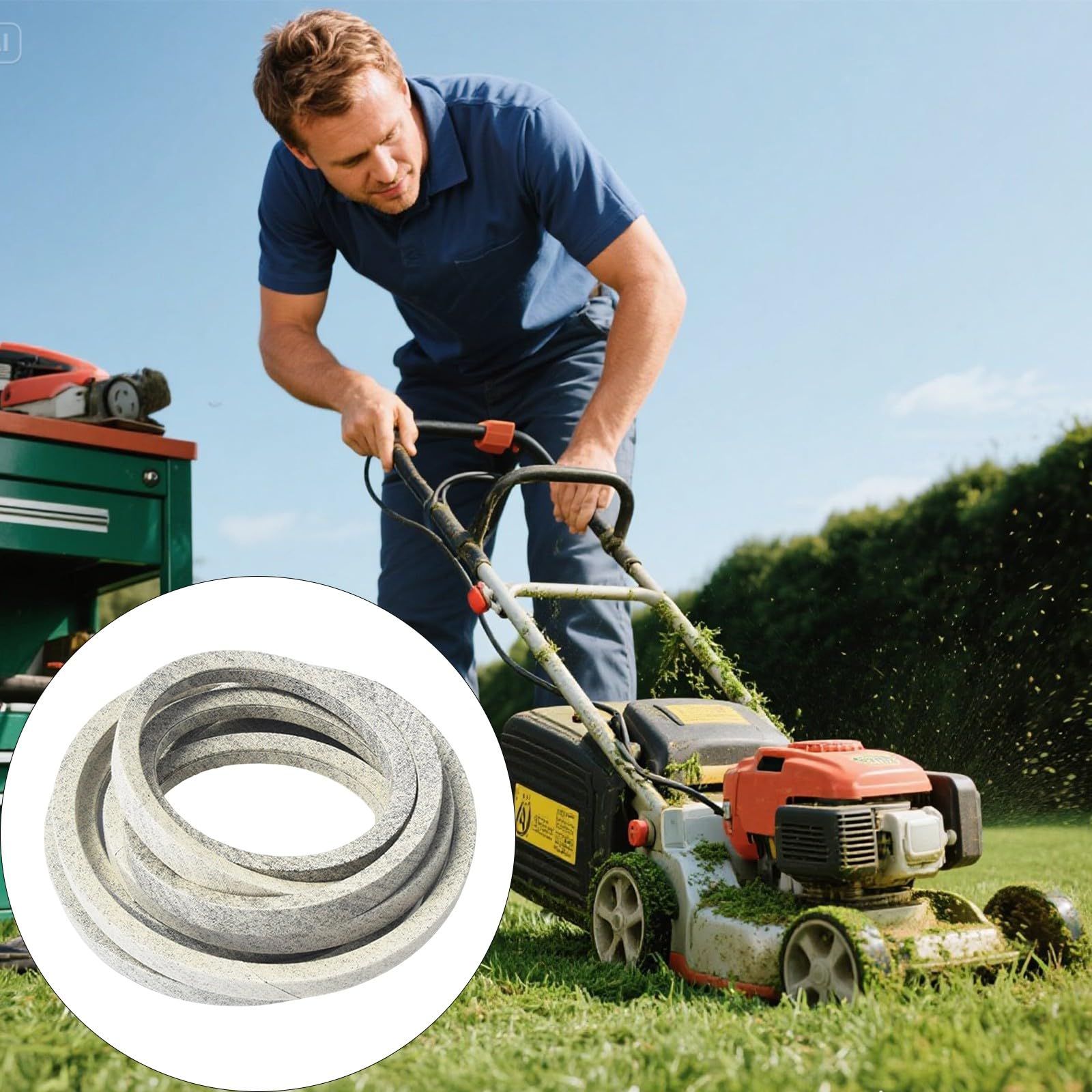 Robusta Cintura Da 5/8 Pollici Larghezza E 189 Pollici Lunghezza Cintura Per Attrezzature Per Resistente All'olio Con Tecnologia in Aramide Carbonio Rinforzata