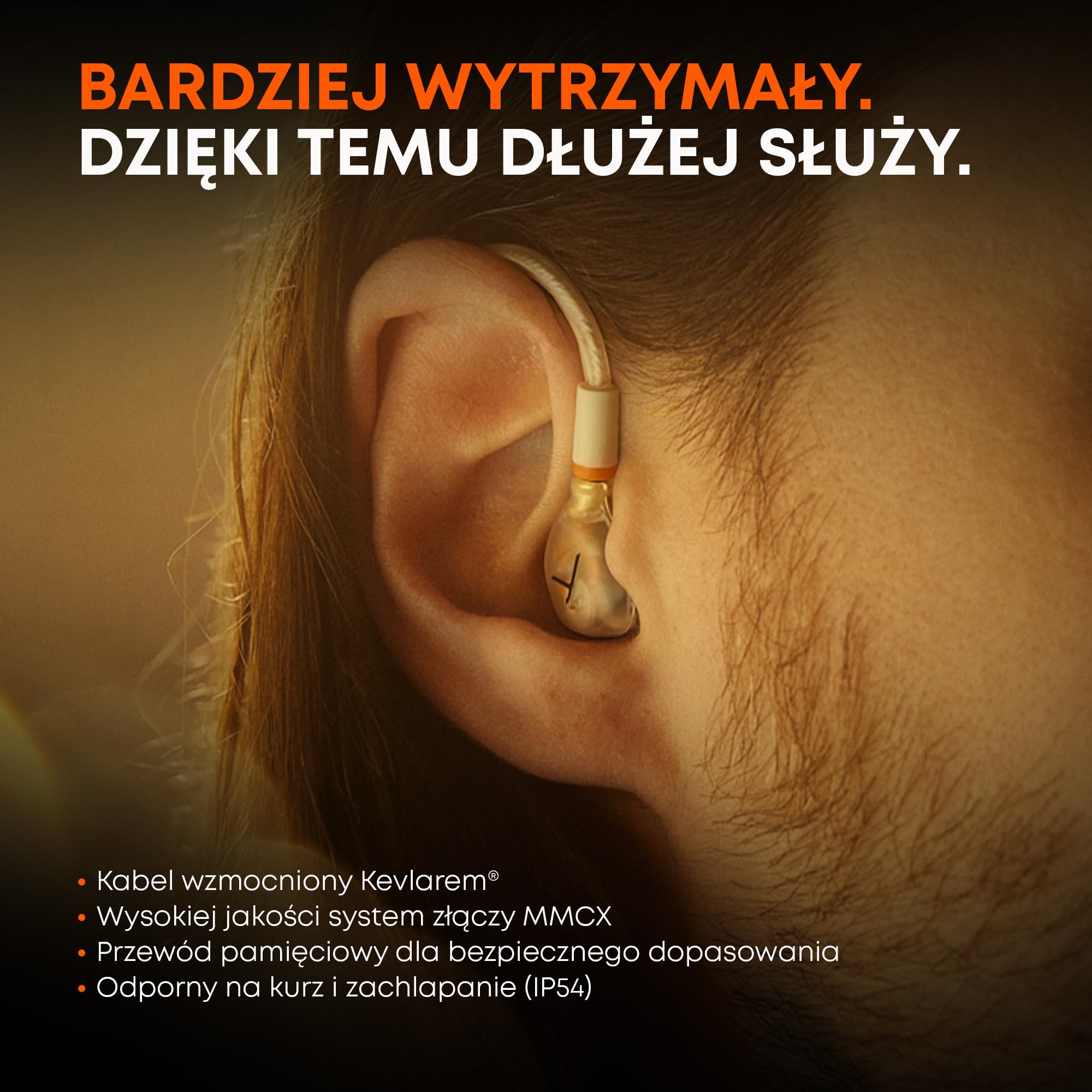 beyerdynamic DT 30 IE profesjonalny monitor dokanałowy do sceny i prób | Pasywna izolacja do 39 dB, ergonomiczne dopasowanie, odłączany kabel MMCX, transparentny
