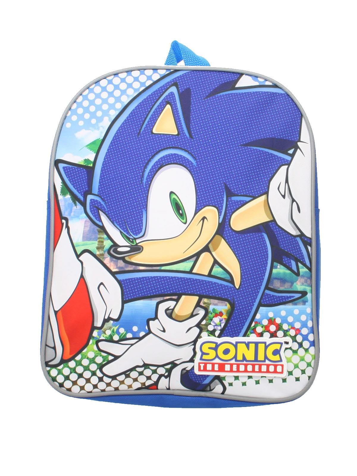 Sonic The Hedgehog Childrens Backpack Blue Small Pre-School Nursery Rucksack