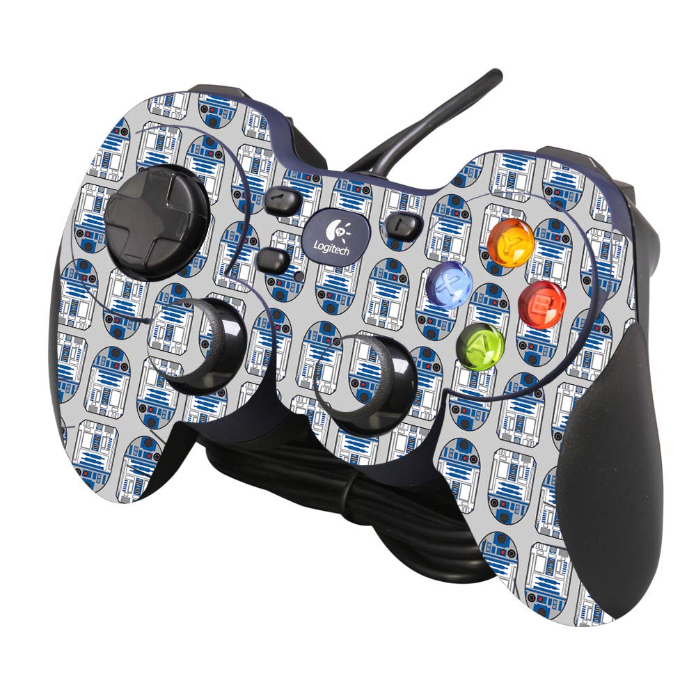 MightySkins Skin Compatible with Logitech Gamepad F310 - Galaxy Bots | Protective, Durable, and Unique Vinyl Decal wrap Cover | Easy to Apply, Remove, and Change Styles | Made in The USA