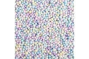 Assorted Magic Foam Ball, 15000 pcs 2-4mm Rainbow Foam Beads DIY Arts Craft
