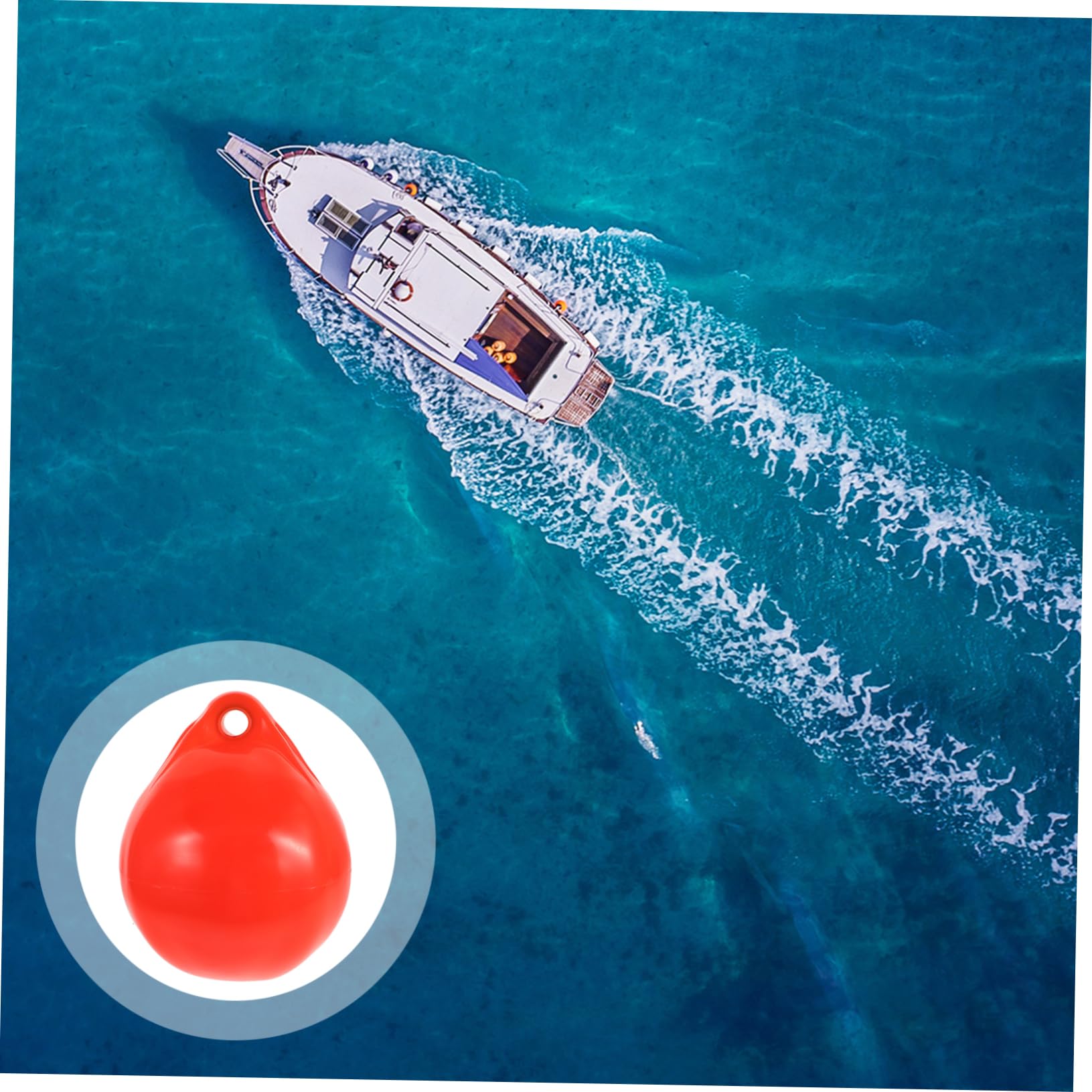 KOMBIUDA Aufblasbarer Bootspuffer Aus PVC-Material Uv-beständig Und Robust Zum Anlegen An Yachten, Booten, Anlegestellen Und Stegen, Einfach Aufzublasen, Verwenden, Leicht Und Tragbar