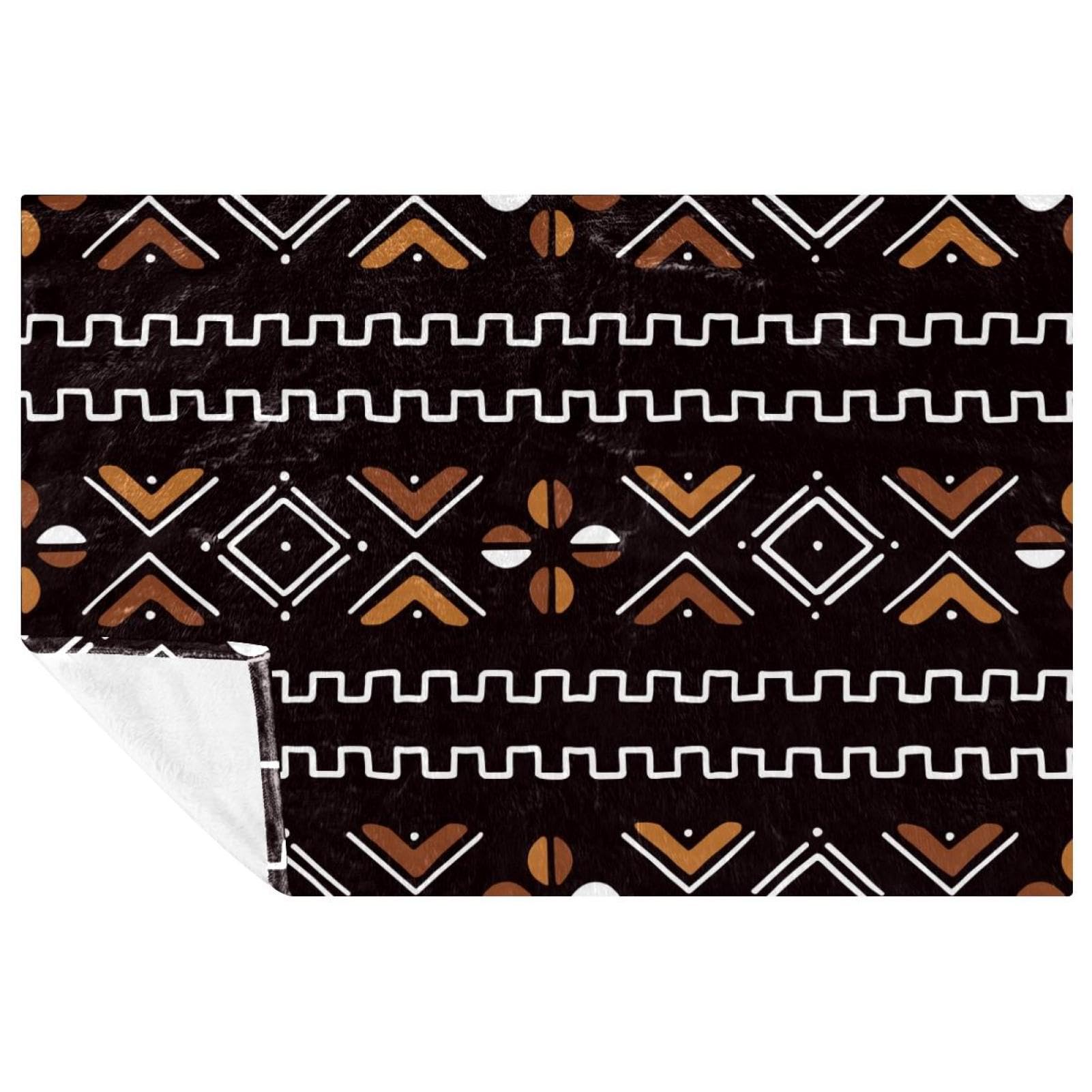 Plaid imprimé africain chaud et confortable pour lit et literie de maison