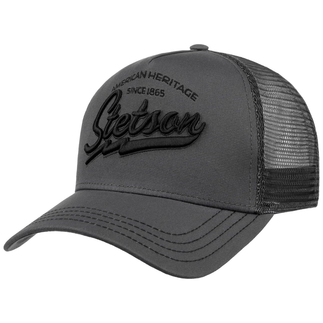 Stetson Gorra de Camionero Patrulla para Hombre/Mujer, Gorra de béisbol de algodón, tamaño Ajustable, Gorra con Inserto de Malla, Gorra de Camionero para Invierno/Verano, Gorra Curvada — view 14