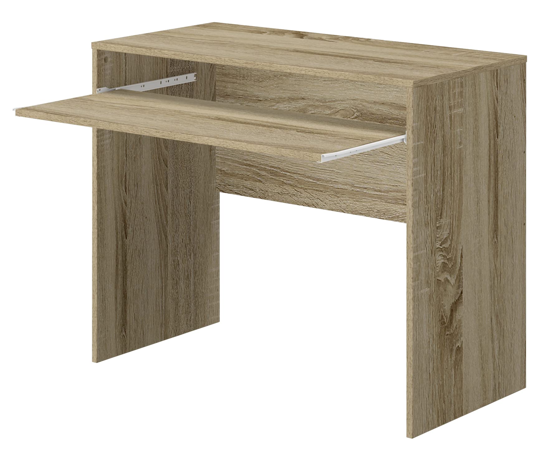 King Collection Bureau en chêne avec Plateau extractible