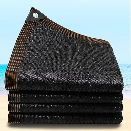 KDDEON Paño de sombra grueso cifrado, 98% resistente a los rayos UV, protección contra el calor, red de sombra antienvejecimiento, tela de sombra