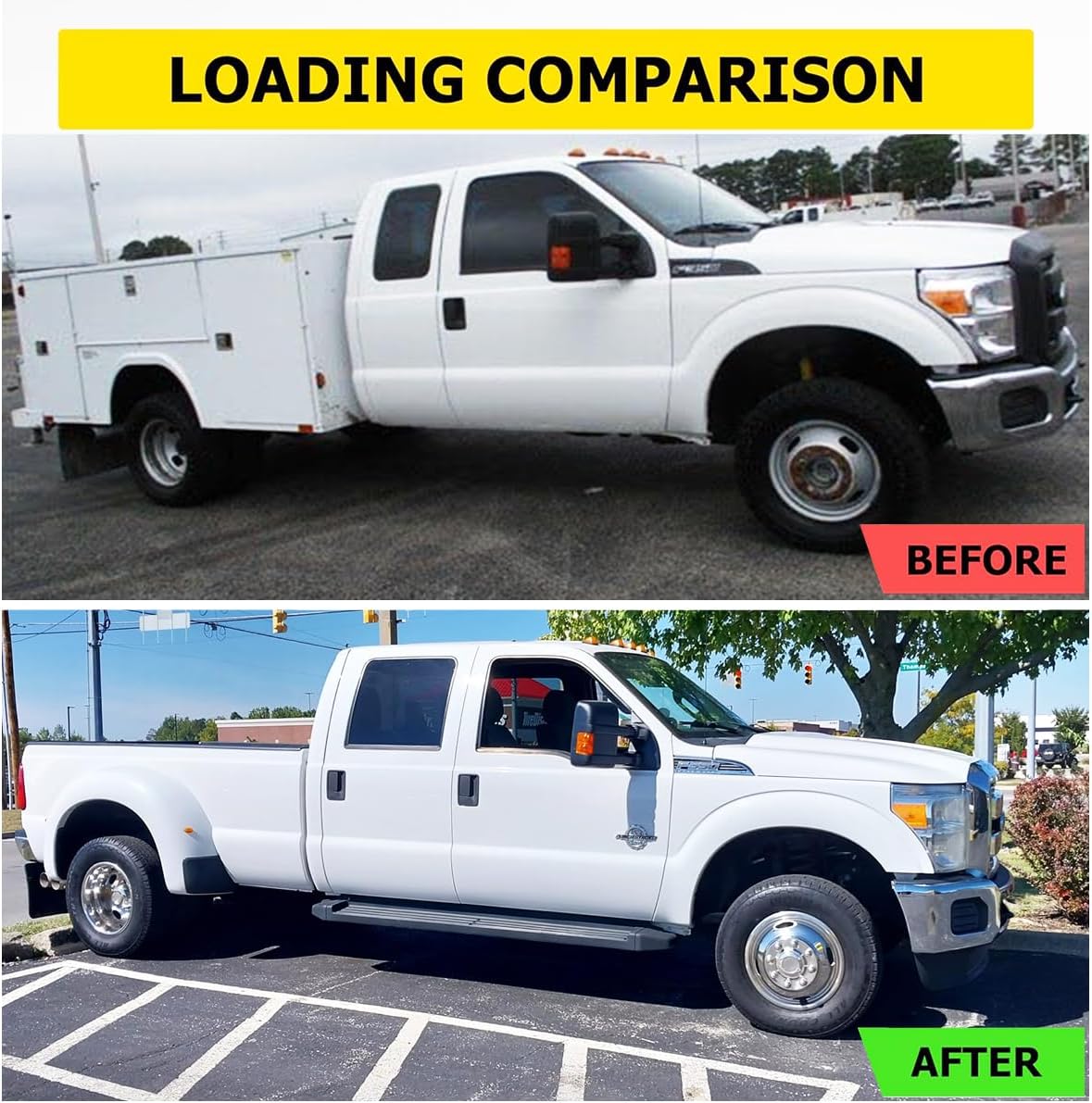 17" Polished Stainless Steel Wheel Simulators Fit for 2005-2025 Ford F350 Dually, 4pcs Nice Looking and Durable Bolt On Wheel Cover, 8 Lug 4 Hand Hole Hubcaps with Installation Tool Kit