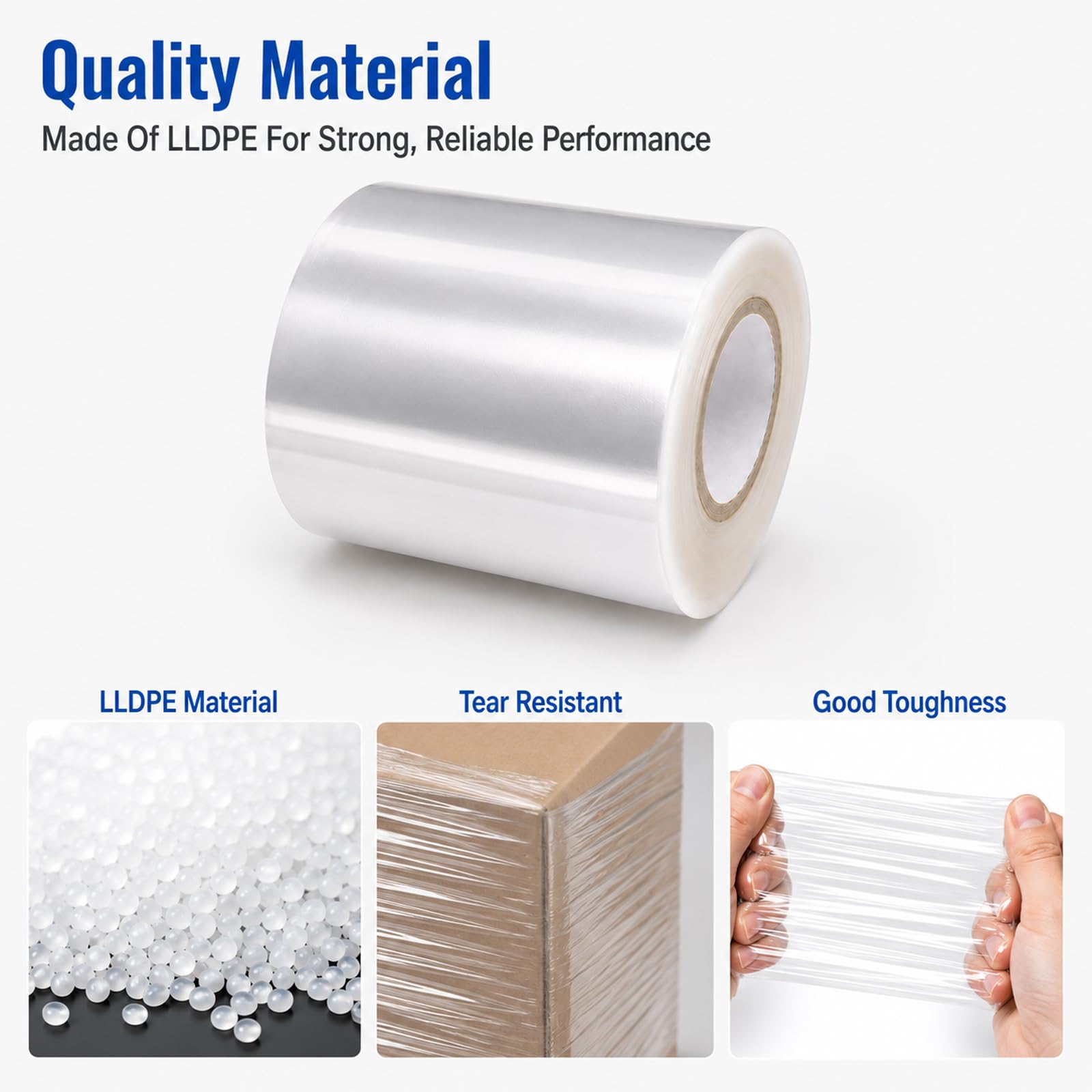 10 mini pellicole elasticizzate, 6 cm x 656 m, rotolo di pellicola