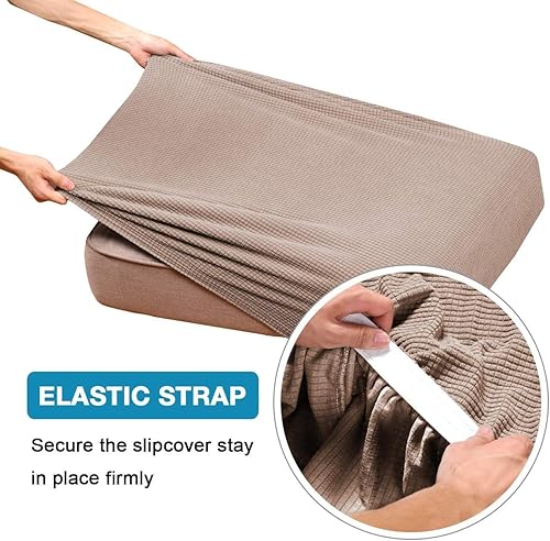 Miniatura 5 de Flamingo P Funda de cojín de asiento de alta elasticidad para sofá, protector de muebles para sofá, funda de sofá, funda de sofá, funda de sofá