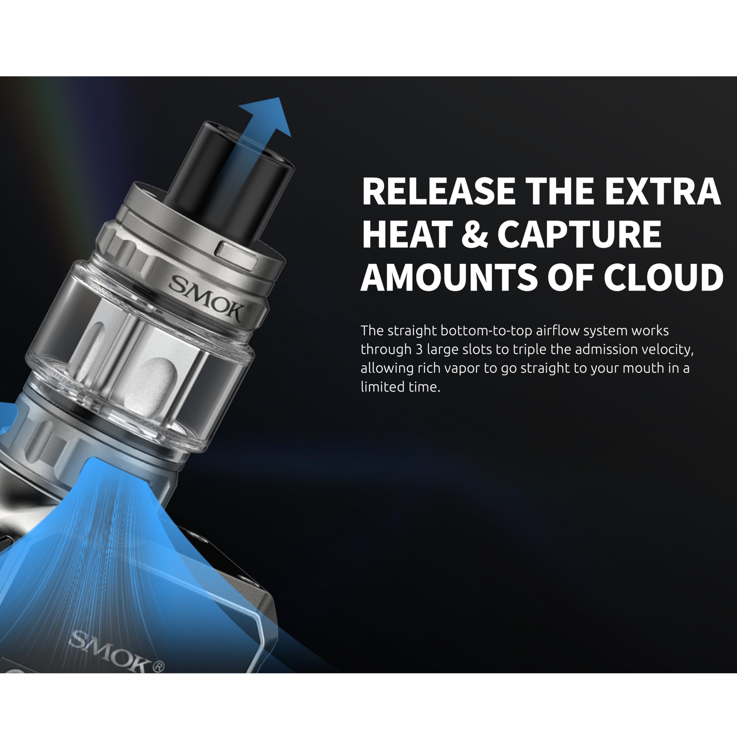 SMOK G-PRIV 4 Box Mod Vape Kit Akkuträger 5–230W TFV18 Mini 6,5 ml Grau | E-Zigarette mit 2,0-Zoll-Touchscreen IQ-M Chip breitem Feuertaster 6,5-ml-Verdampfer für DL Dual 18650 ohne Akkus Type-C 2,0A