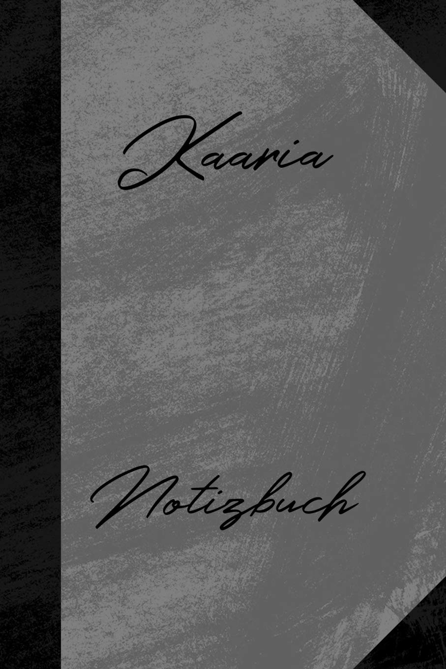 Kaaria Notizbuch: Kariertes Notizbuch mit 5x5 Karomuster für deinen Vornamen