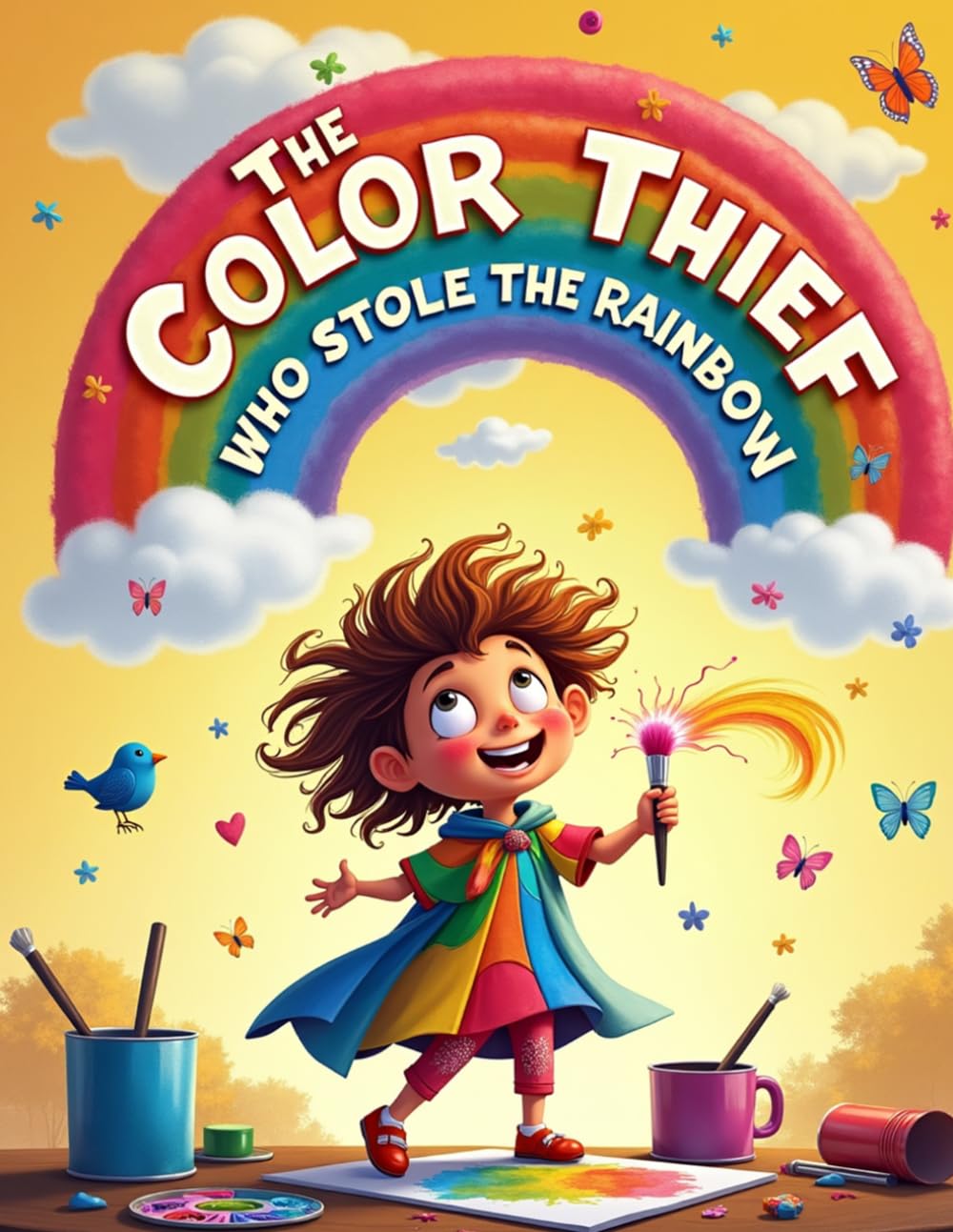 The Color Thief Who Stole the Rainbow: An Enchanting Storybook of Friendship and Kindness for Children Aged 3-7