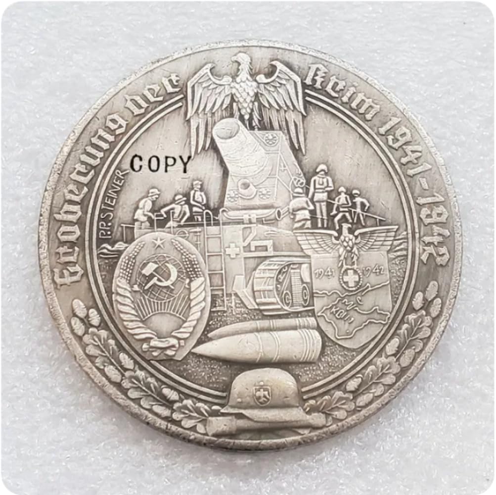 Rezajduie Gold/Silver Commemorative Coin 1939-1945 German Souvenir Coin Copy Coins