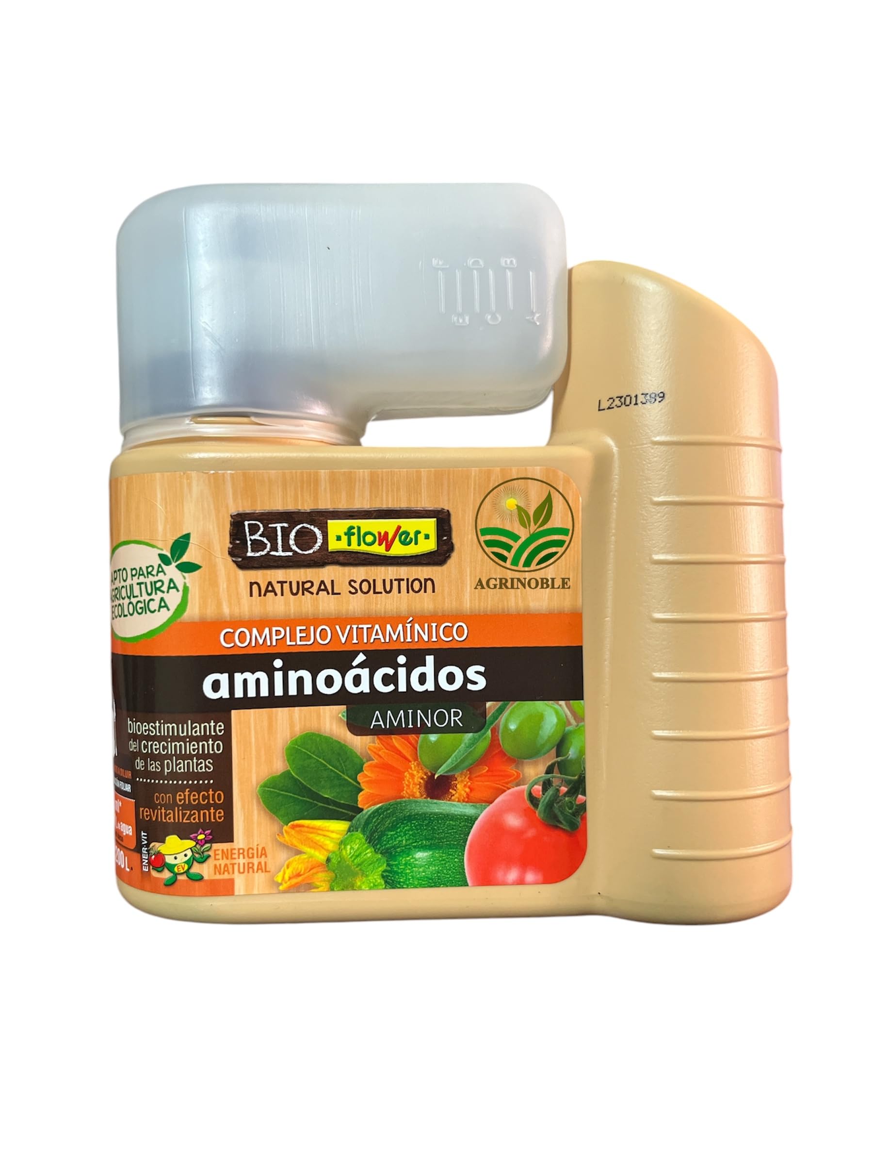 AMINOACIDO ABONO FOLIAR Aminor. 400 ML. Bioestimulante del Crecimiento de Plantas y Cultivos.