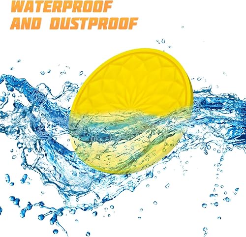 Miniatura 4 de AICEL Paquete de 4 posavasos para automóvil, universales de 2.75 pulgadas, antideslizantes, con cristales de hielo, flores, a prueba de golpes,