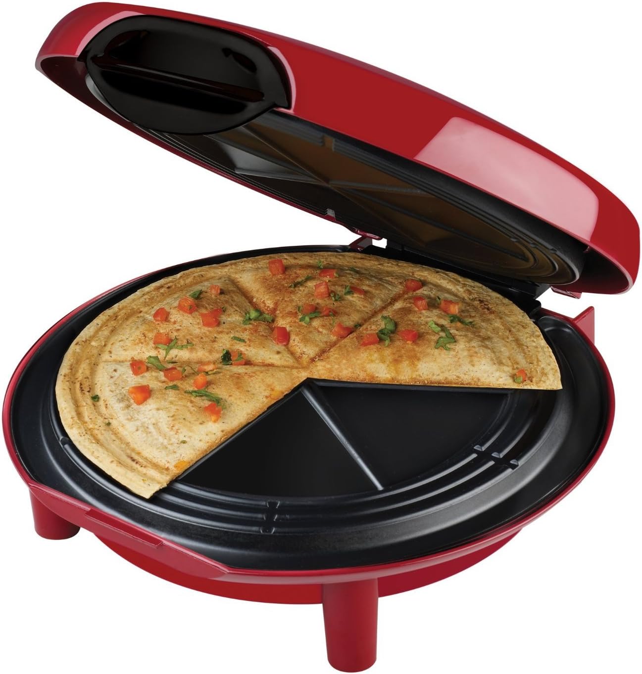 Electric Quesadilla Maker, Red, GFQ001
